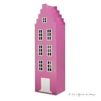 Armoire maison Amsterdam escalier - Rose